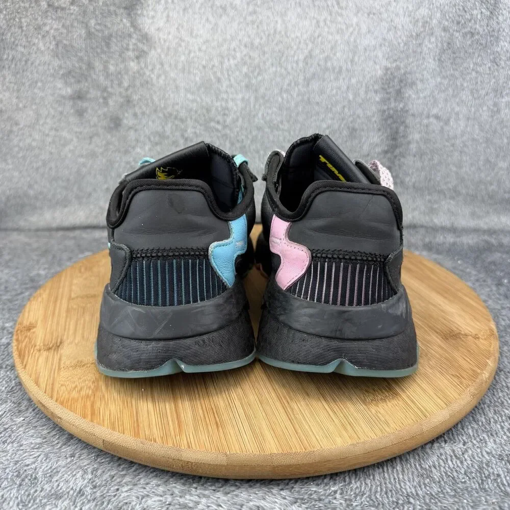 Adidas Nite Jogger Time In Shoes Mens Size 7 Black Multicolor Sneakers Q47198